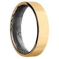14K Yellow Gold + Distressed Finish + Tightweave