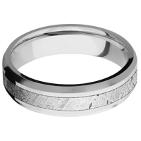 14K White Gold + Polish , Satin Finish