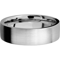 10K White Gold + Satin Finish