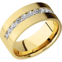 10K Yellow Gold + Anglesatin Finish