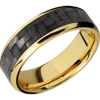 14K Yellow Gold + Polish , Polish Finish