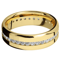 18K Yellow Gold + Polish , Polish Finish
