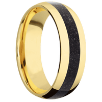 14K Yellow Gold + Polish Finish