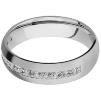 10K White Gold + Satin Finish