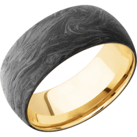 Forged Carbon Fiber + None Finish + 10K Yellow Gold