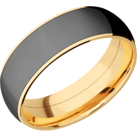 14K Yellow Gold + Polish Finish