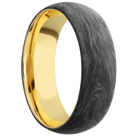 Forged Carbon Fiber + None Finish + 18K Yellow Gold