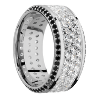 14K White Gold + Polish , Polish Finish