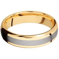 14K Yellow Gold + Polish , Polish Finish