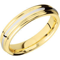 14K Yellow Gold + Polish , Polish Finish
