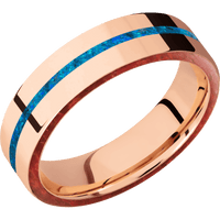 18K Rose Gold + Polish Finish