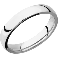 14K White Gold + Polish Finish