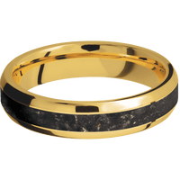 18K Yellow Gold + Polish , Polish Finish