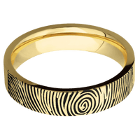 10K Yellow Gold + Satin Finish