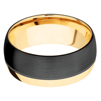 14K Yellow Gold + Polish Finish