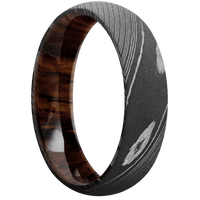 Damascus + Acid Finish + Cocobolo