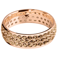 14K Rose Gold + Polish Finish