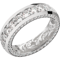 10K White Gold + Polish Finish