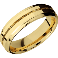 14K Yellow Gold + Polish , Polish Finish