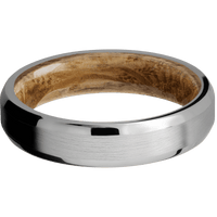 Titanium + Satin , Polish Finish + Whiskey Barrel
