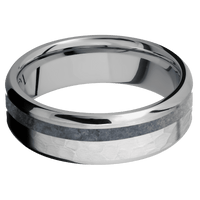 Titanium + Hammer , Bead Finish