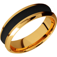 22K Yellow Gold + Sand , Polish Finish