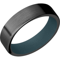Zirconium + Satin Finish + Blue Titanium