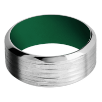 Cobalt Chrome + Treebarkh , Polish Finish + Green