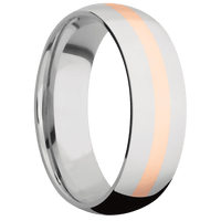 14K White Gold + Polish Finish