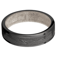 Zirconium + Satin Finish + Antler