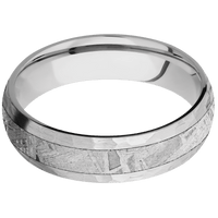 10K White Gold + Hammer Finish