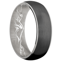 14K White Gold + Satin Finish
