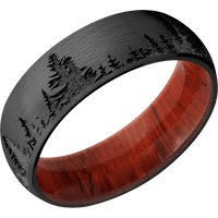 Zirconium + Satin Finish + Padauk