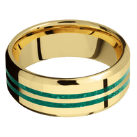 22K Yellow Gold + Polish , Polish Finish