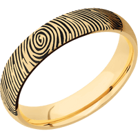 10K Yellow Gold + Satin Finish
