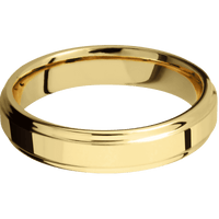 14K Yellow Gold + Polish , Polish Finish