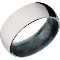 Titanium + Polish Finish + Black Mother of Pearl
