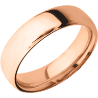 18K Rose Gold + Polish Finish