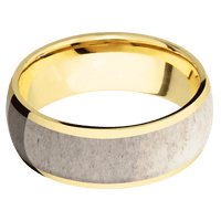 18K Yellow Gold + Polish Finish