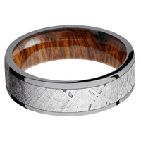 Tantalum + Polish Finish + Desert Iron Wood
