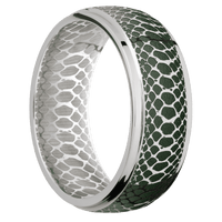 14K White Gold + Polish , Polish Finish