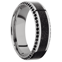14K White Gold + Polish , Polish Finish