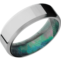 Platinum + Polish , Satin Finish + Black Mother of Pearl