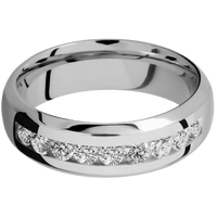 14K White Gold + Polish , Polish Finish