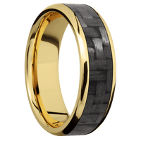 14K Yellow Gold + Polish , Polish Finish