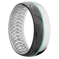 10K White Gold + Polish Finish + White