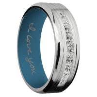 Cobalt Chrome + Treebark3 , Polish Finish + Royal Blue