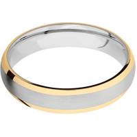 10K Yellow Gold + Polish Finish + Palladium Silver