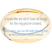 14K Yellow Gold + Polish Finish