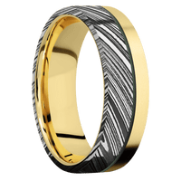 10K Yellow Gold + Bead Finish
